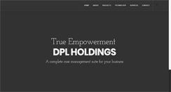 Desktop Screenshot of dplholdings.net